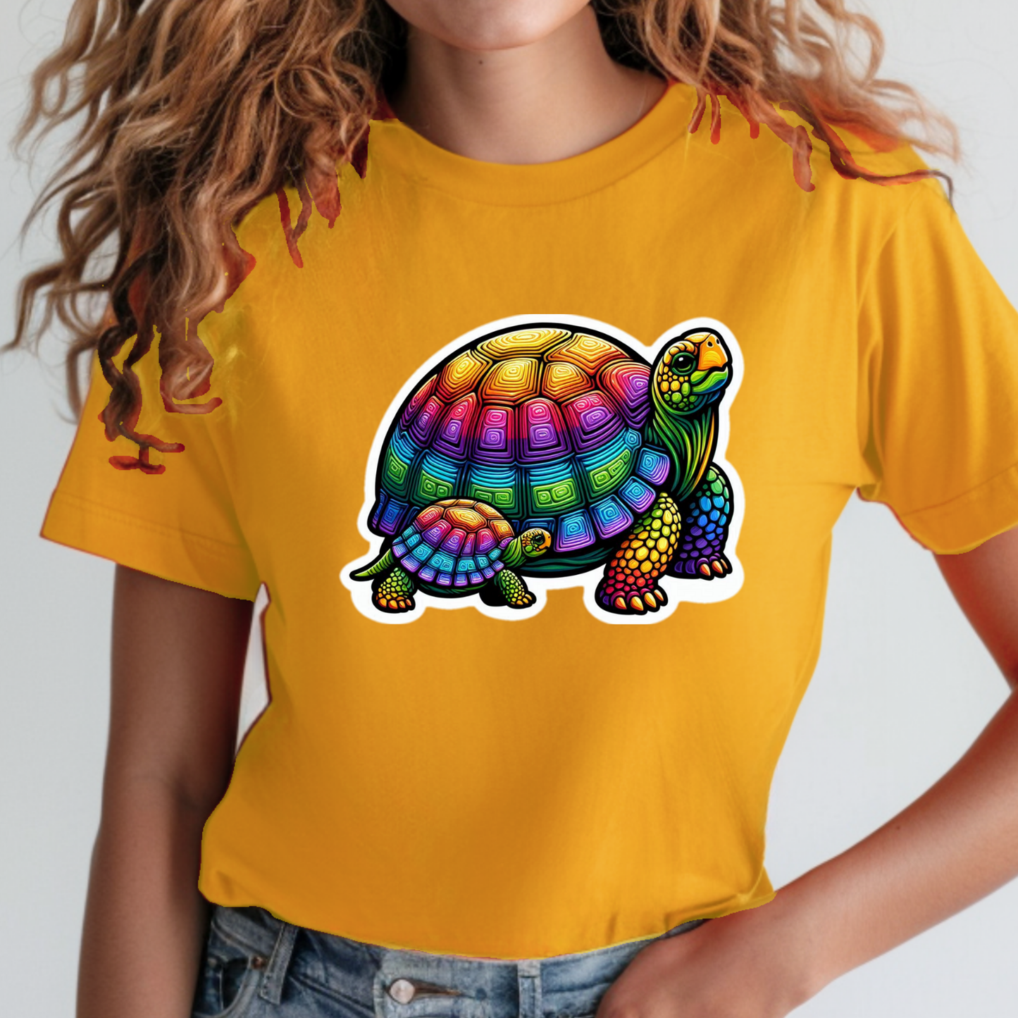 Rainbow Animals T-Shirt Collection: Tortoises