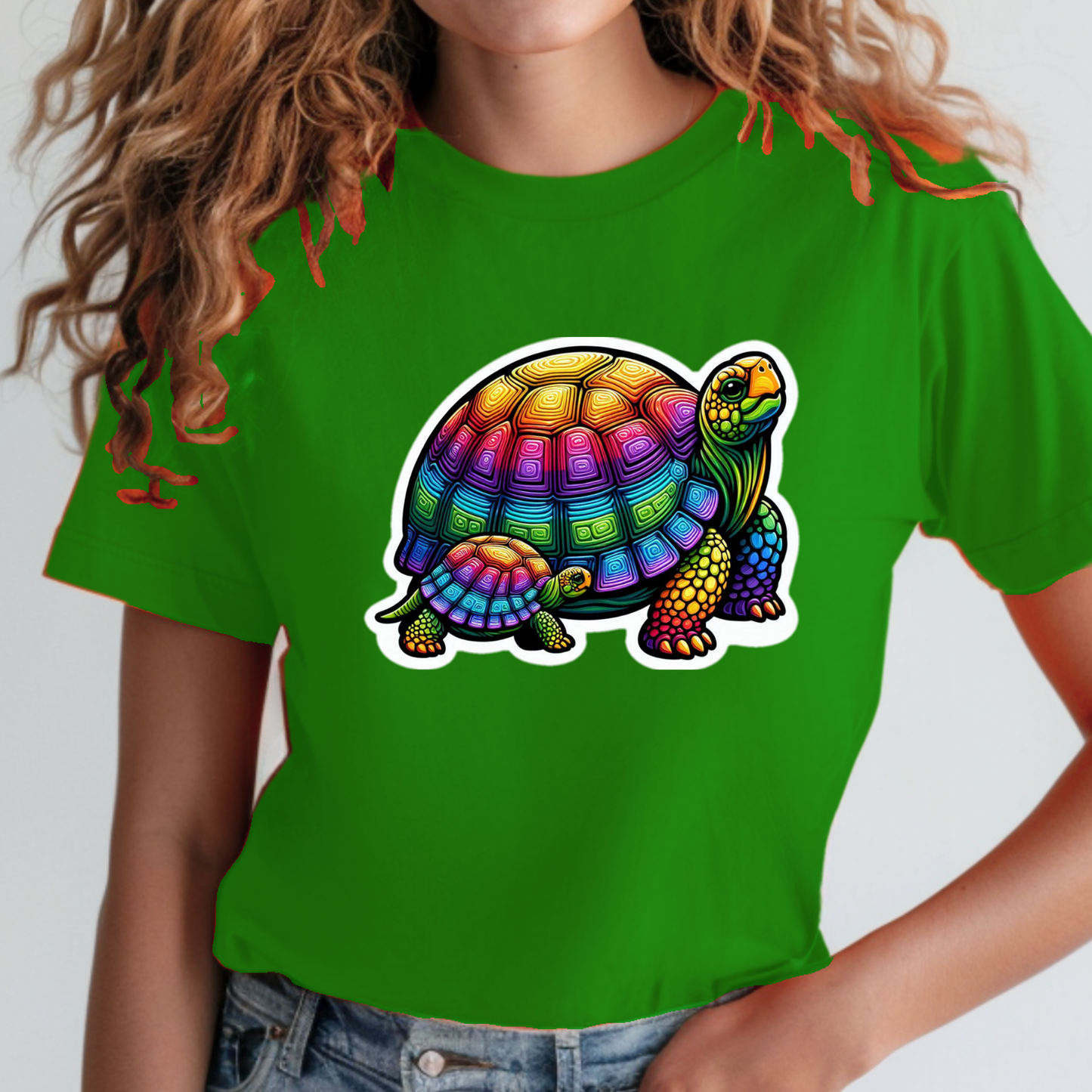 Rainbow Animals T-Shirt Collection: Tortoises