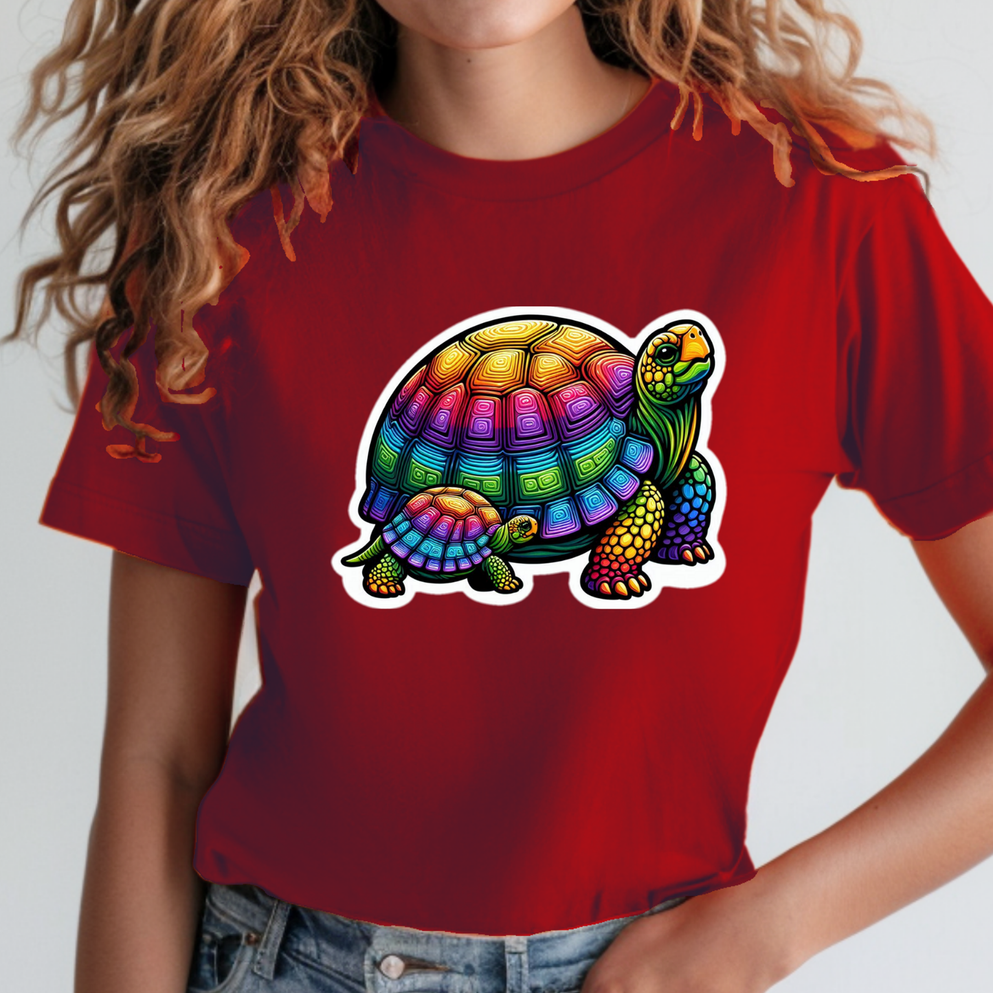 Rainbow Animals T-Shirt Collection: Tortoises