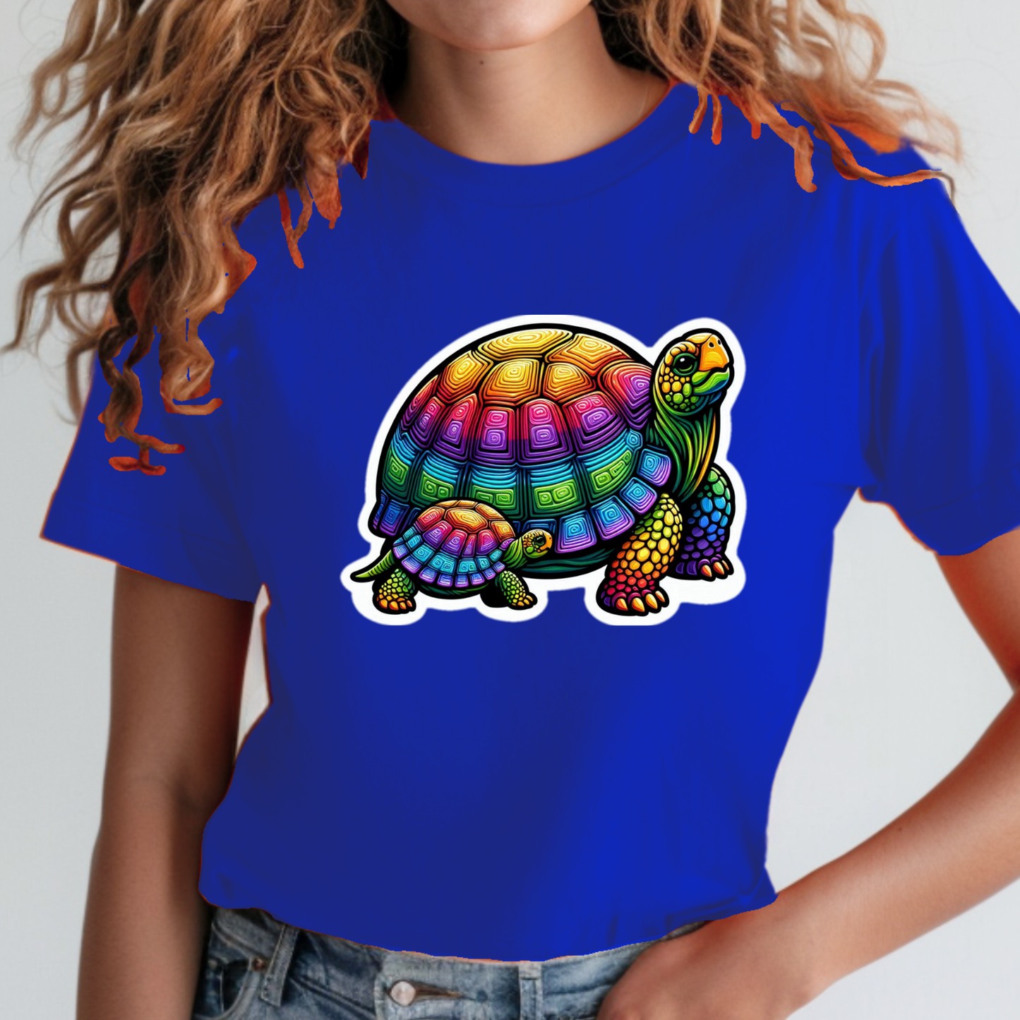 Rainbow Animals T-Shirt Collection: Tortoises