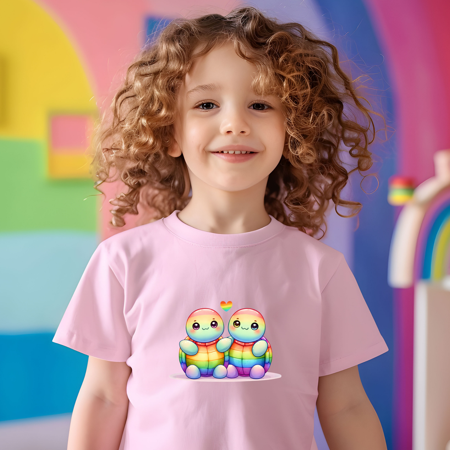 Toddler T-shirt - Fun and Colorful Turtle Design