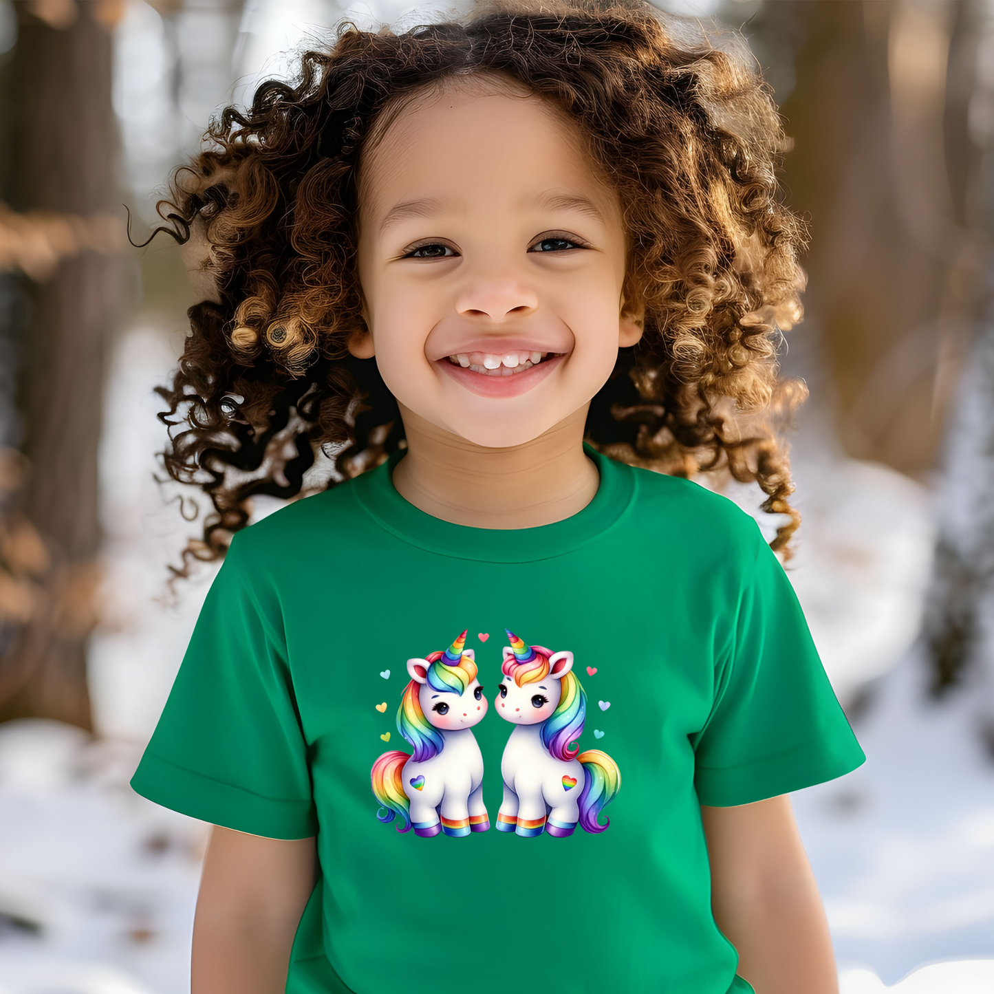 Toddler T-shirt - Fun and Colorful Unicorn Design