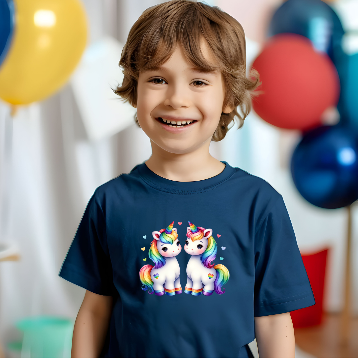 Toddler T-shirt - Fun and Colorful Unicorn Design