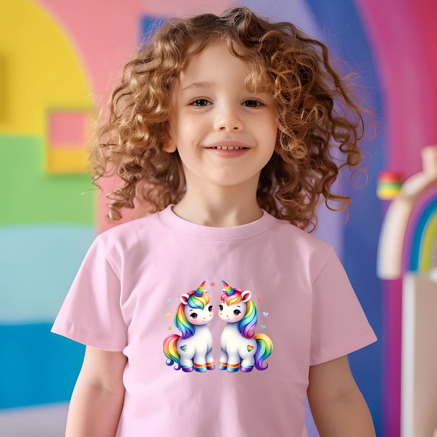 Toddler T-shirt - Fun and Colorful Unicorn Design