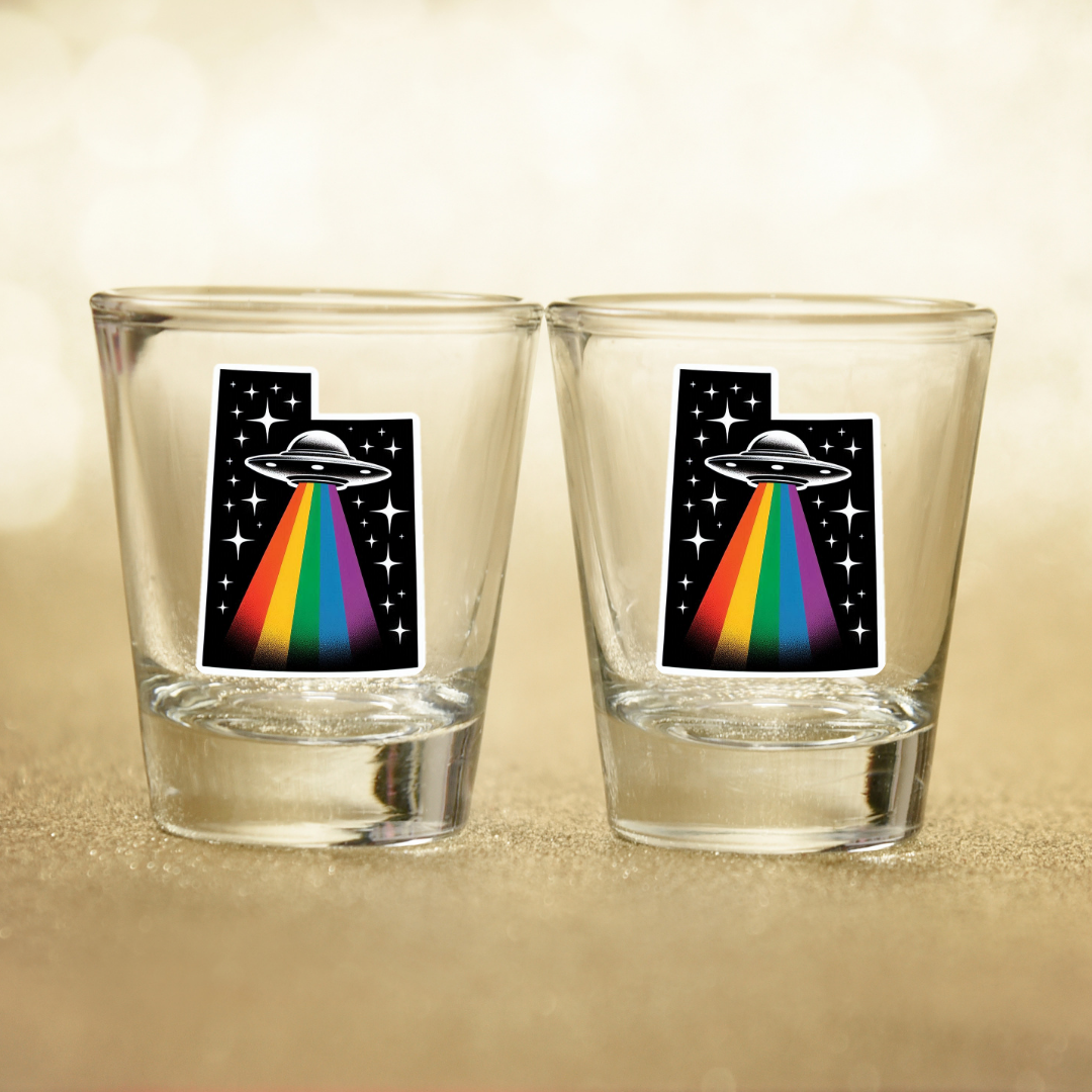 Utah PRIDE Shot Glass