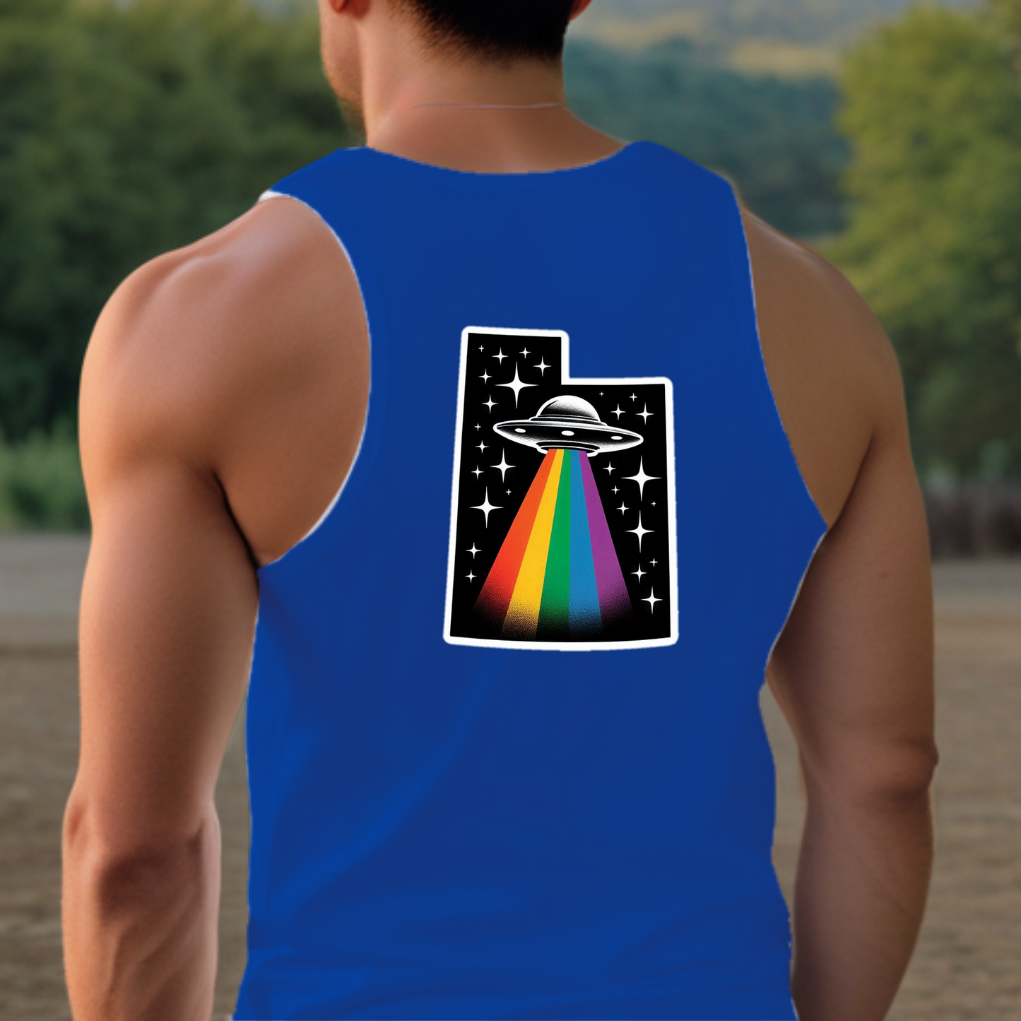 Utah Pride Tank Top - Back Print