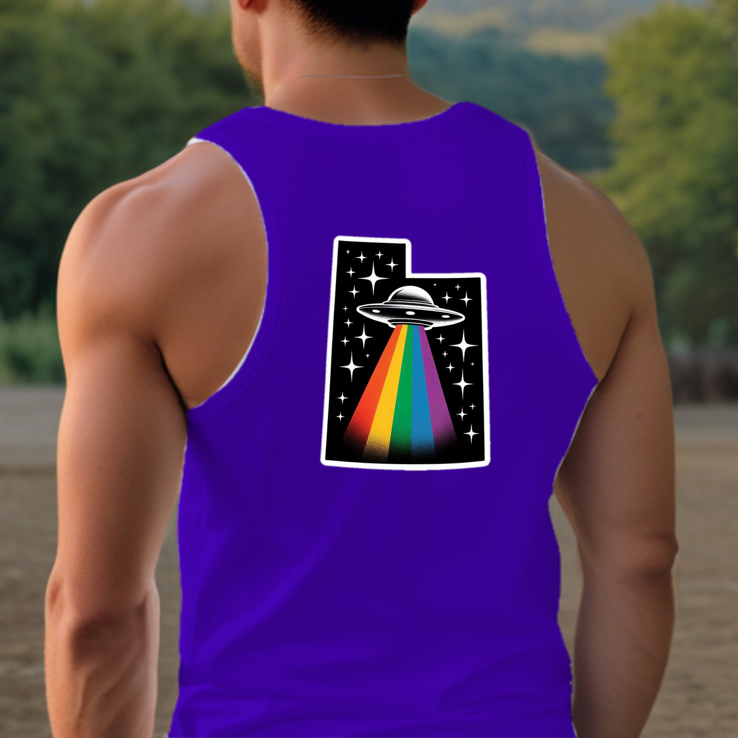 Utah Pride Tank Top - Back Print