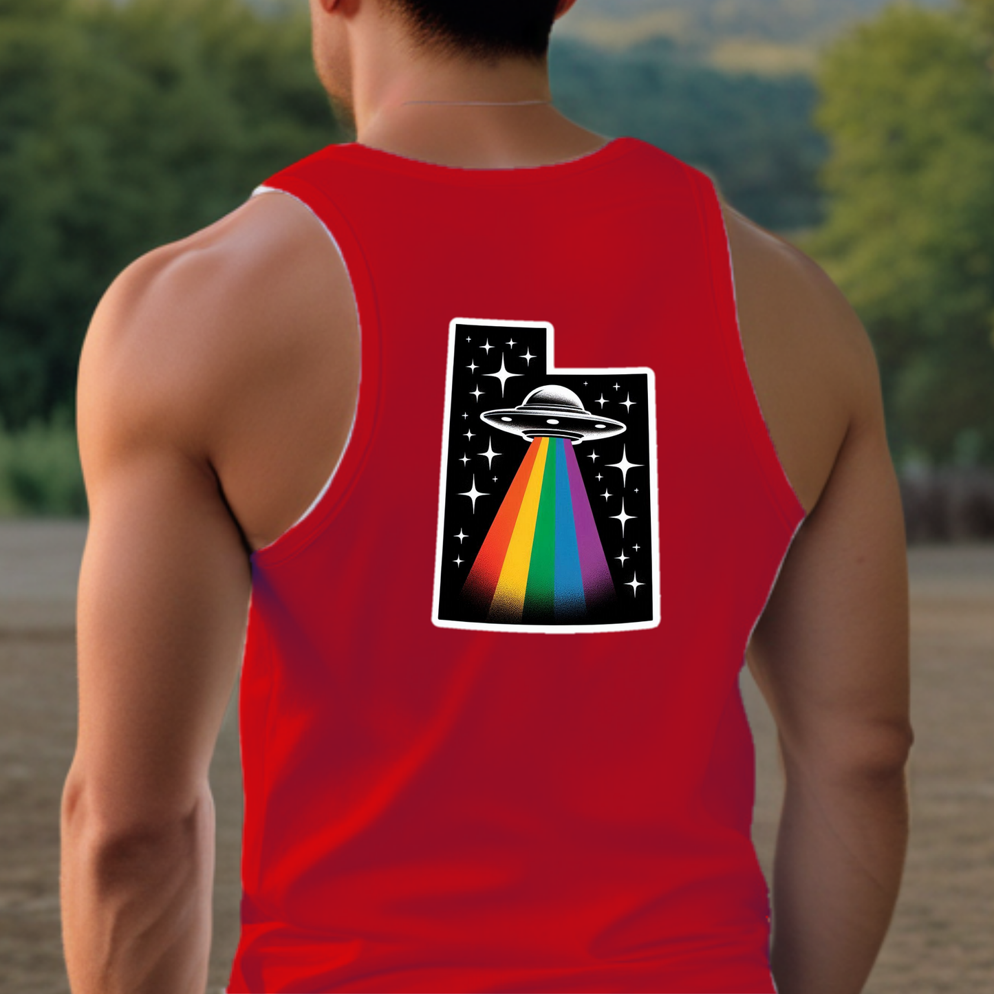 Utah Pride Tank Top - Back Print