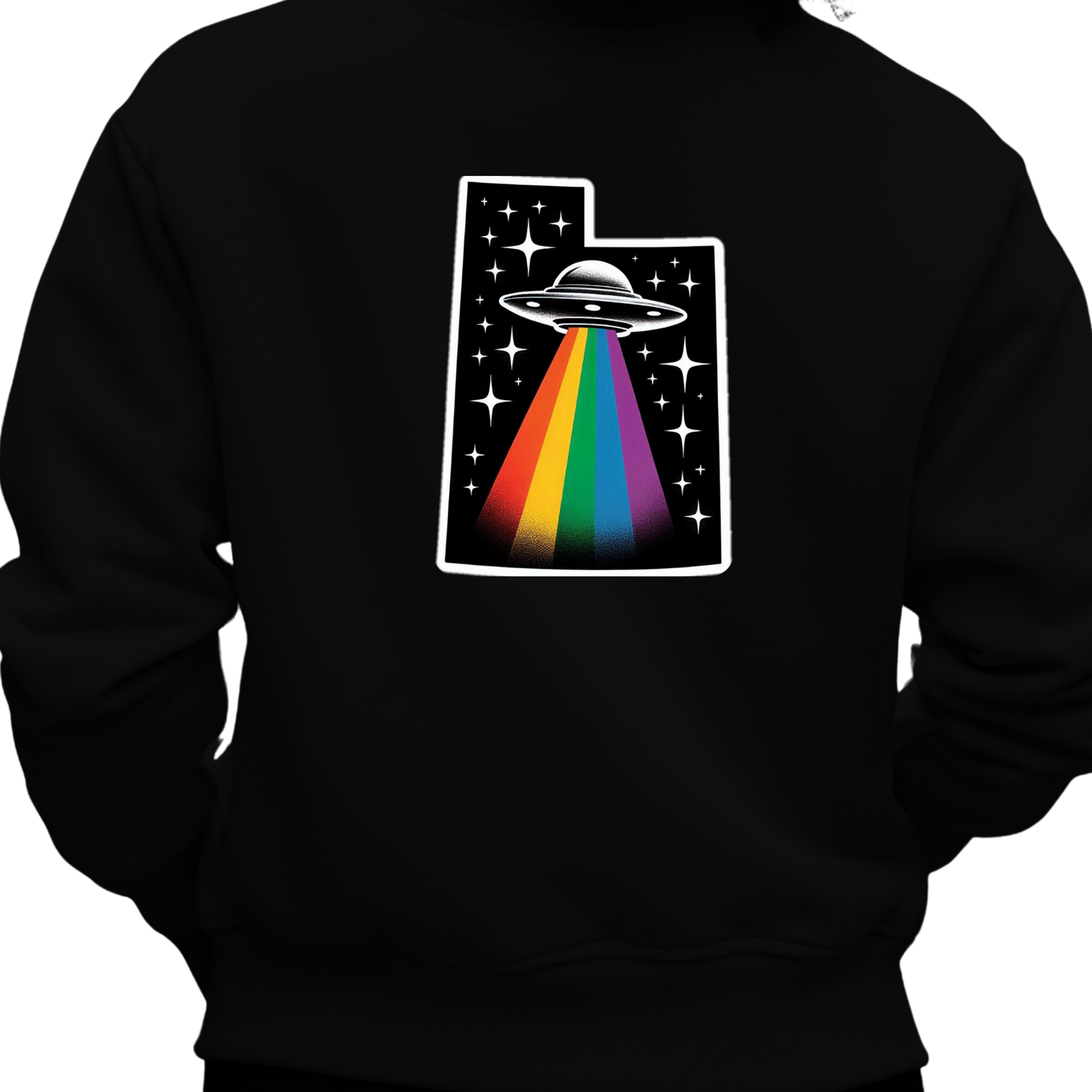 Utah PRIDE Sweatshirt On the Back