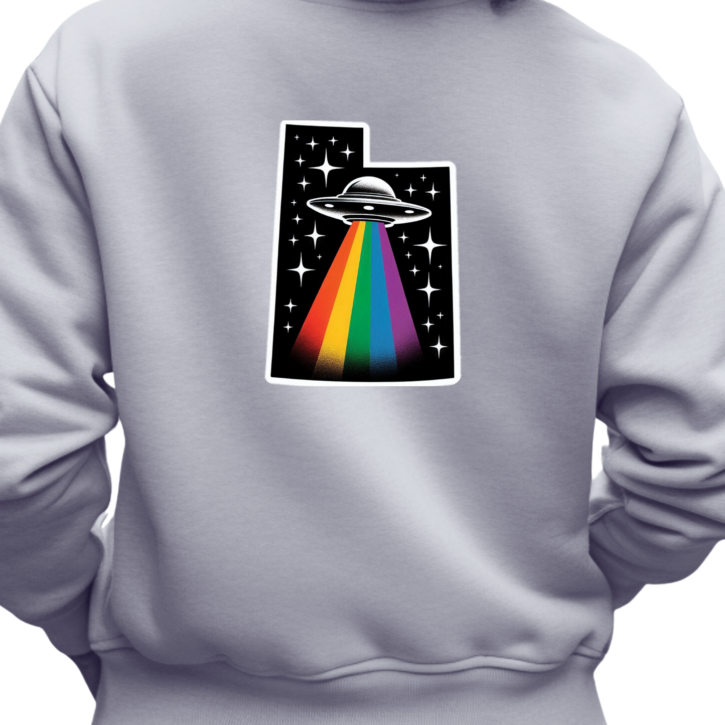 Utah PRIDE Sweatshirt On the Back