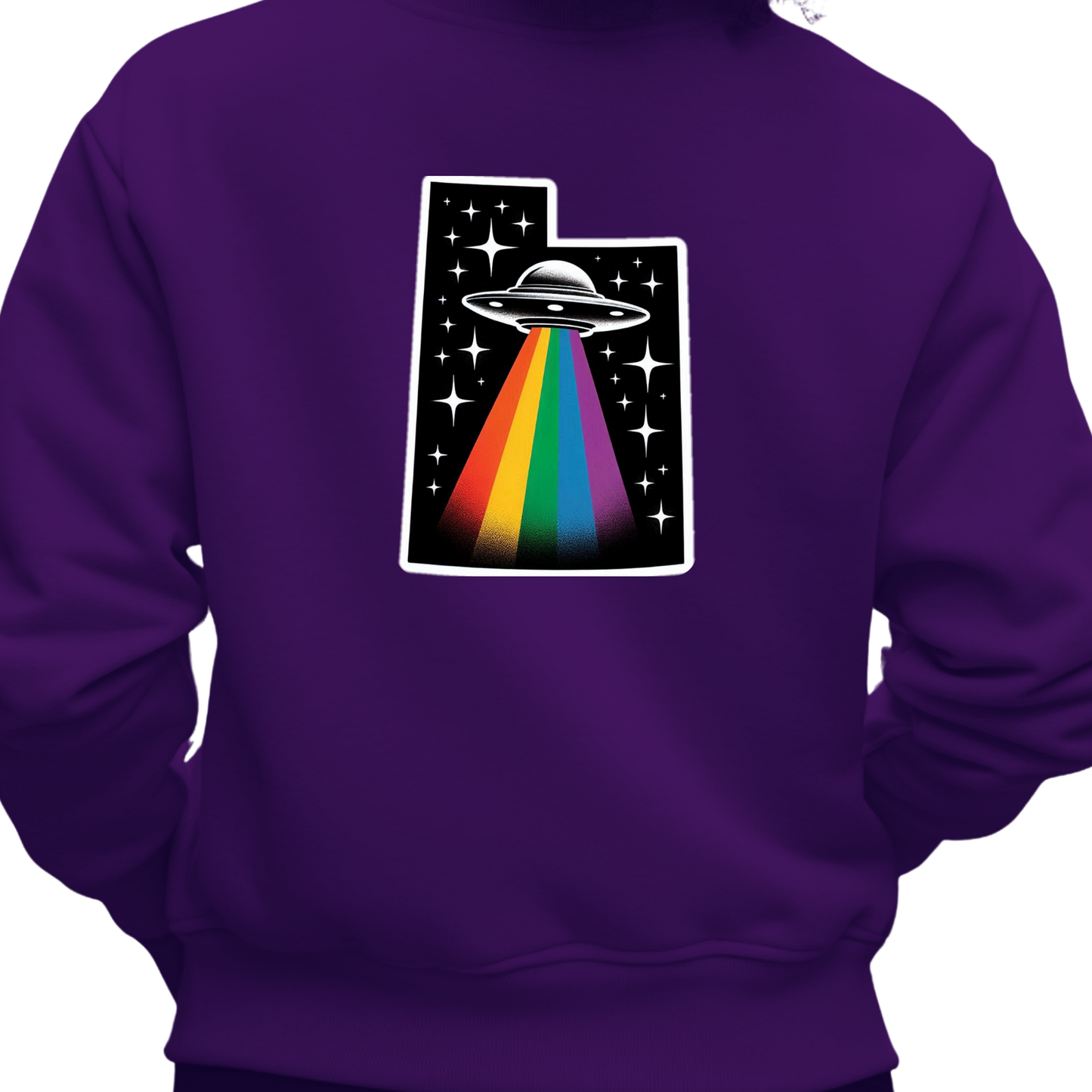 Utah PRIDE Sweatshirt On the Back