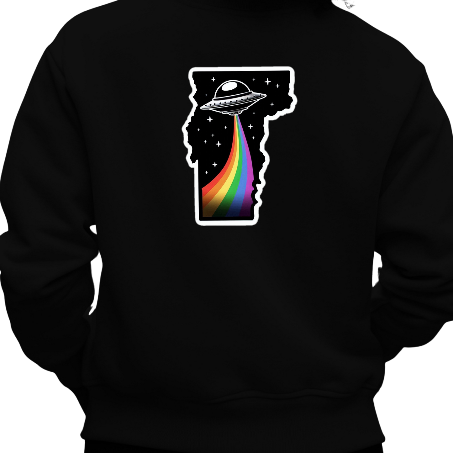 Vermont PRIDE Sweatshirt - On the Back