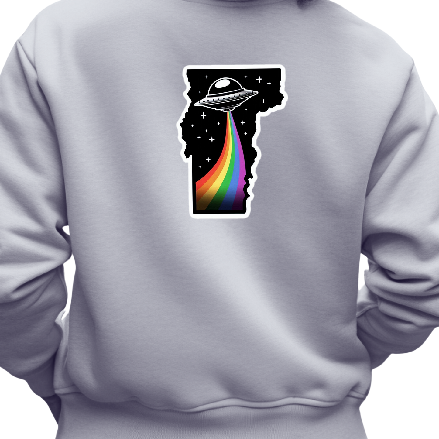 Vermont PRIDE Sweatshirt - On the Back