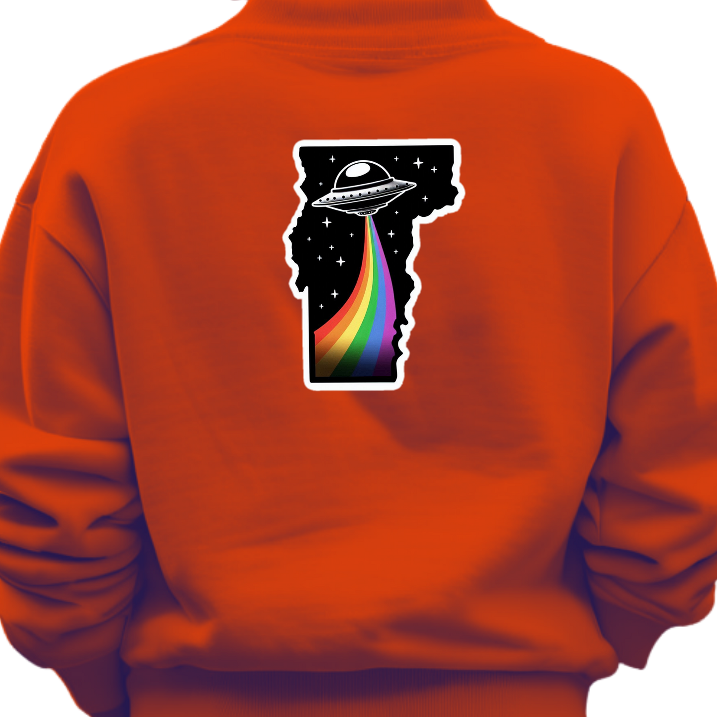 Vermont PRIDE Sweatshirt - On the Back