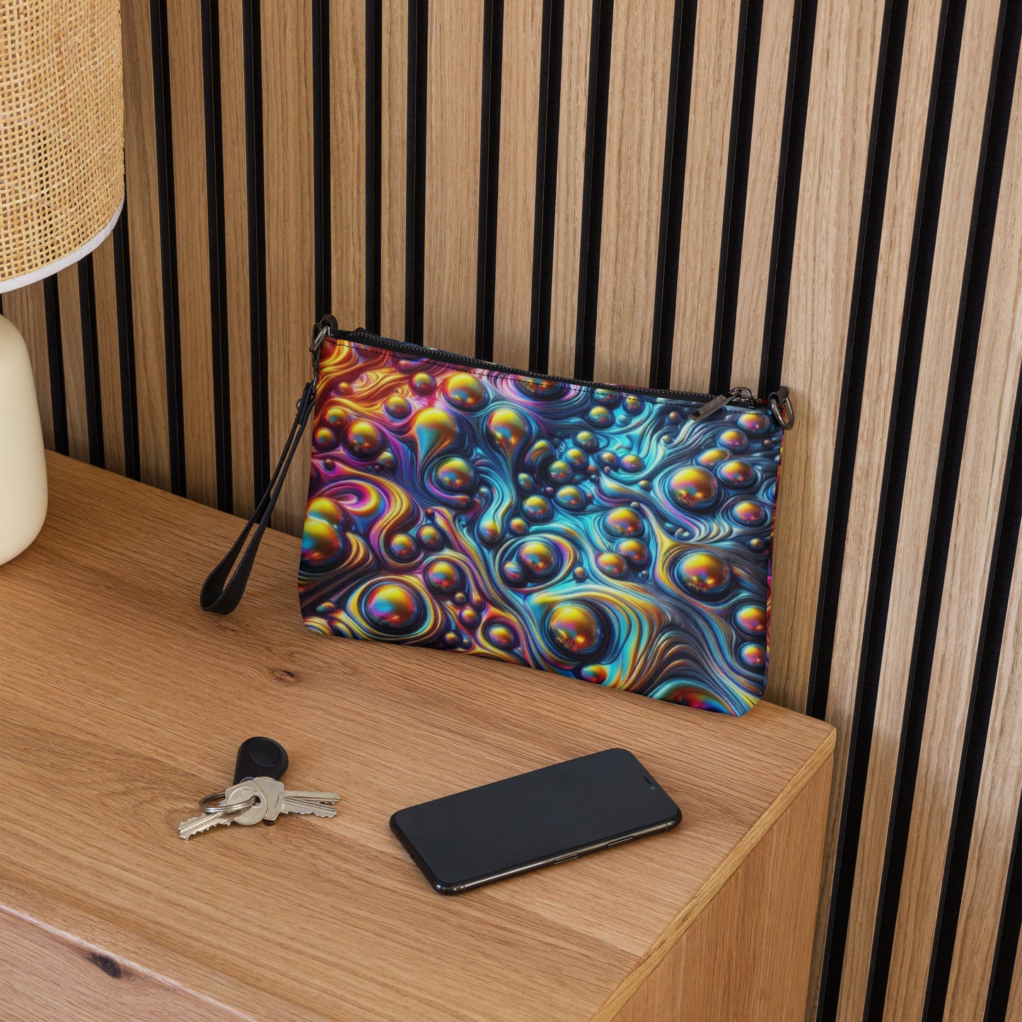 Exclusive Molten Rainbow Crossbody Bag