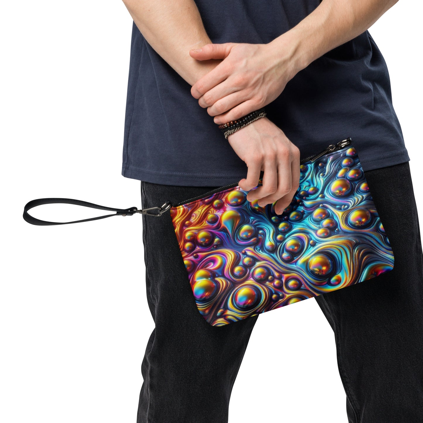 Exclusive Molten Rainbow Crossbody Bag