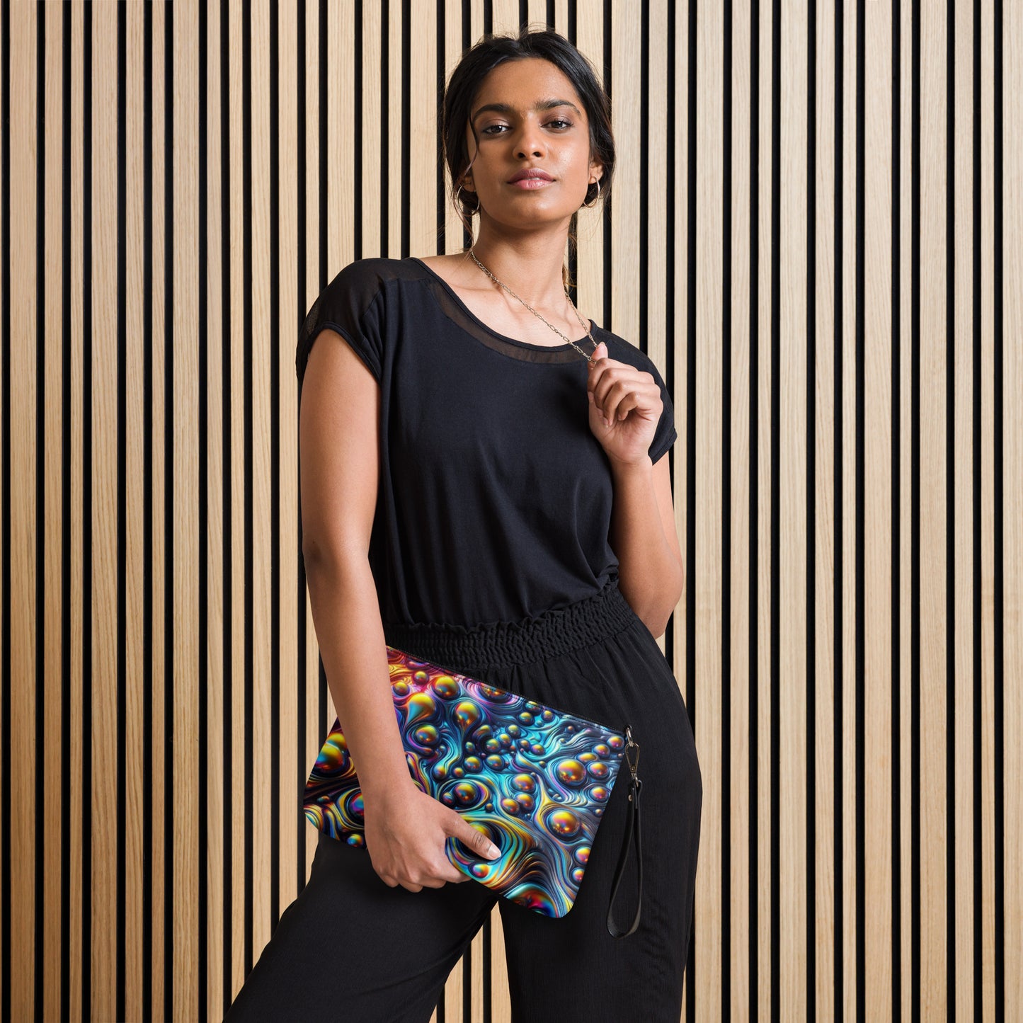 Exclusive Molten Rainbow Crossbody Bag