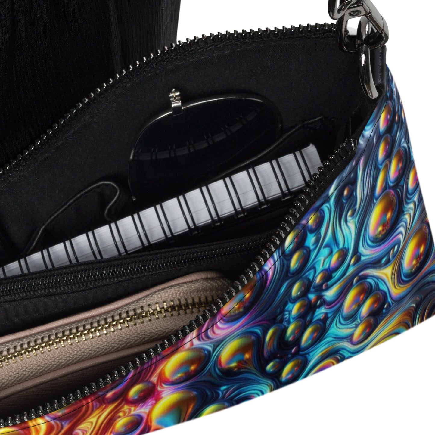 Exclusive Molten Rainbow Crossbody Bag