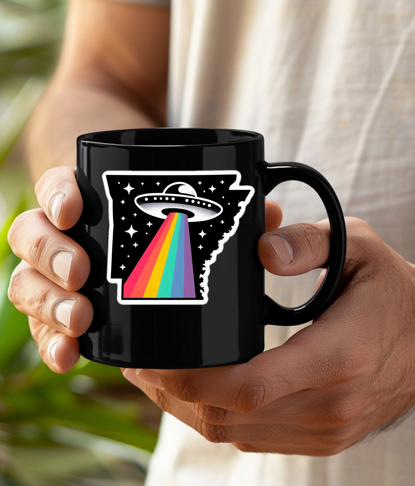 Arkansas Alien Pride Mug
