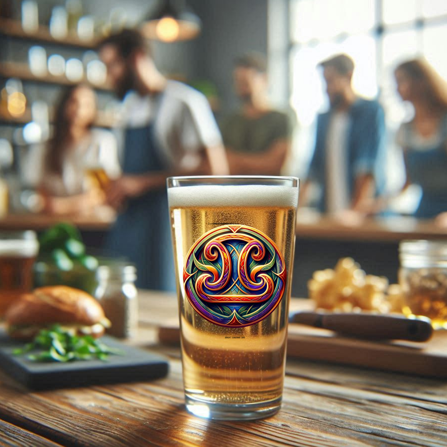 Pint Glass-Libra