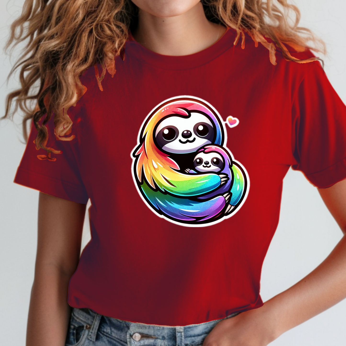 Rainbow Animals T-Shirt Collection: Cute Sloths