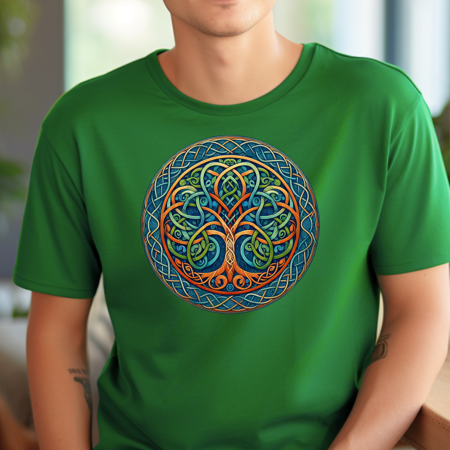 Celtic Design Tree of Life Unisex Soft style T-Shirt