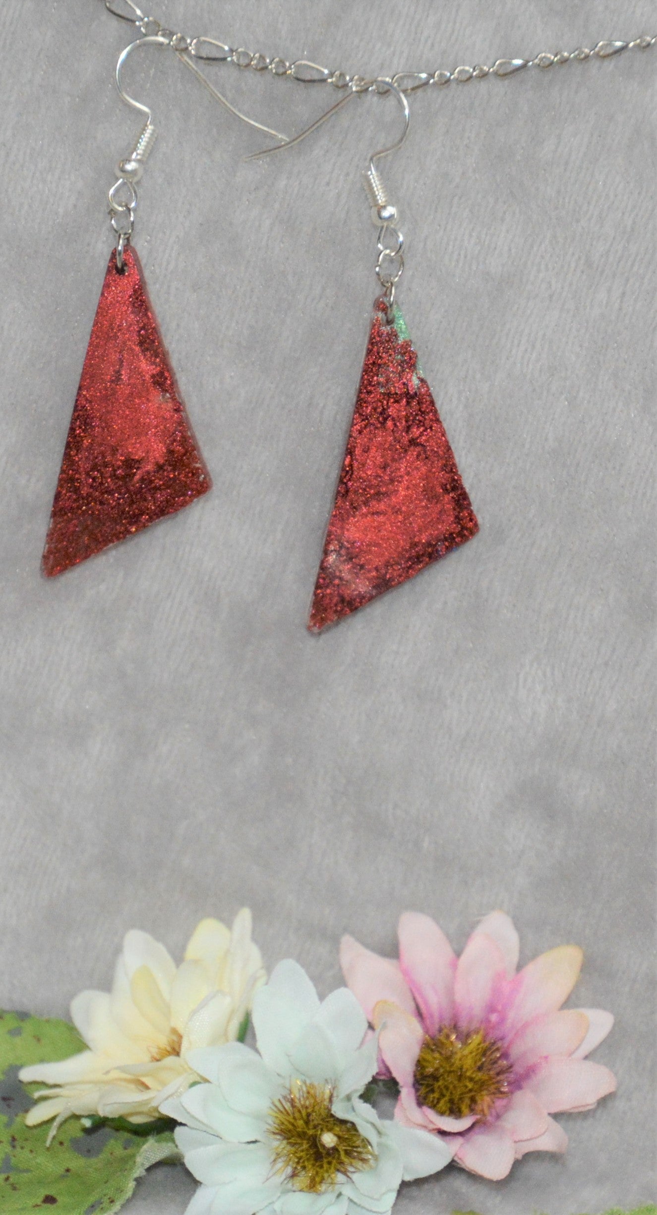 Obtuse Triangles in a Variety of Colors Earrings