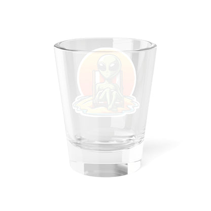 Lovely, Lonely Alien Shot Glass