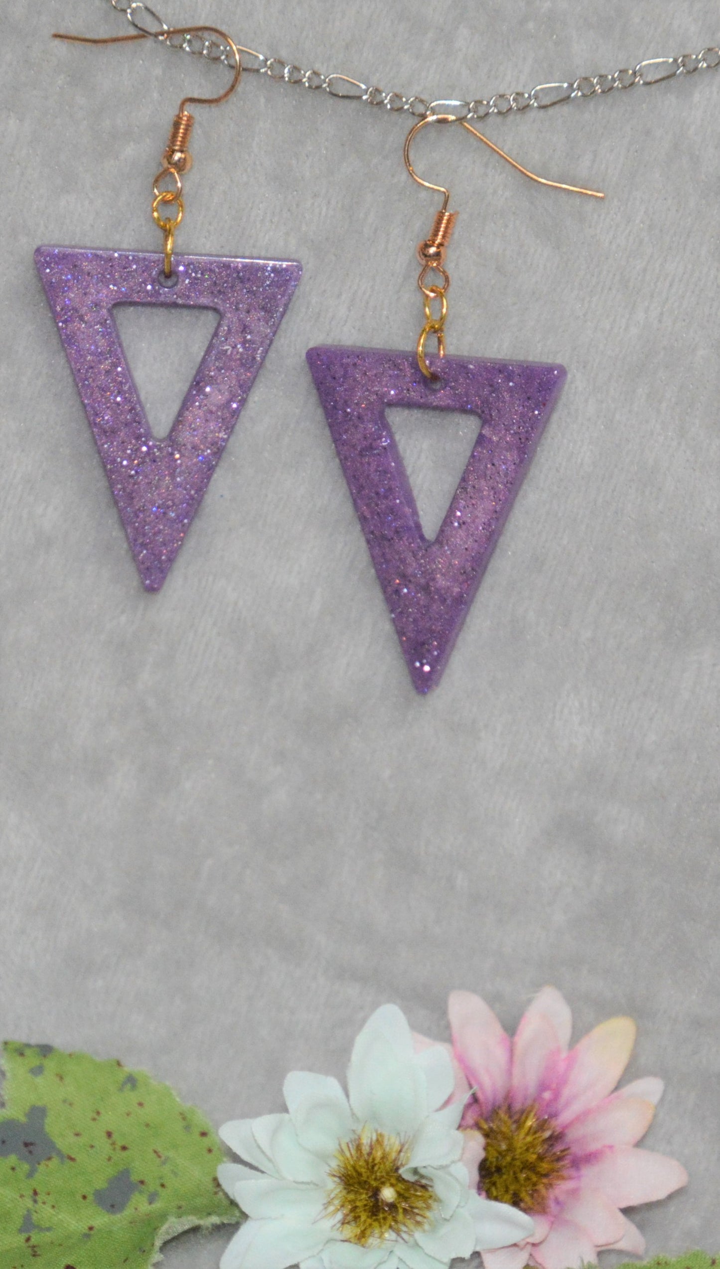 Downward Triangles Earings