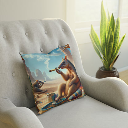 420 Aardvark Throw Pillow