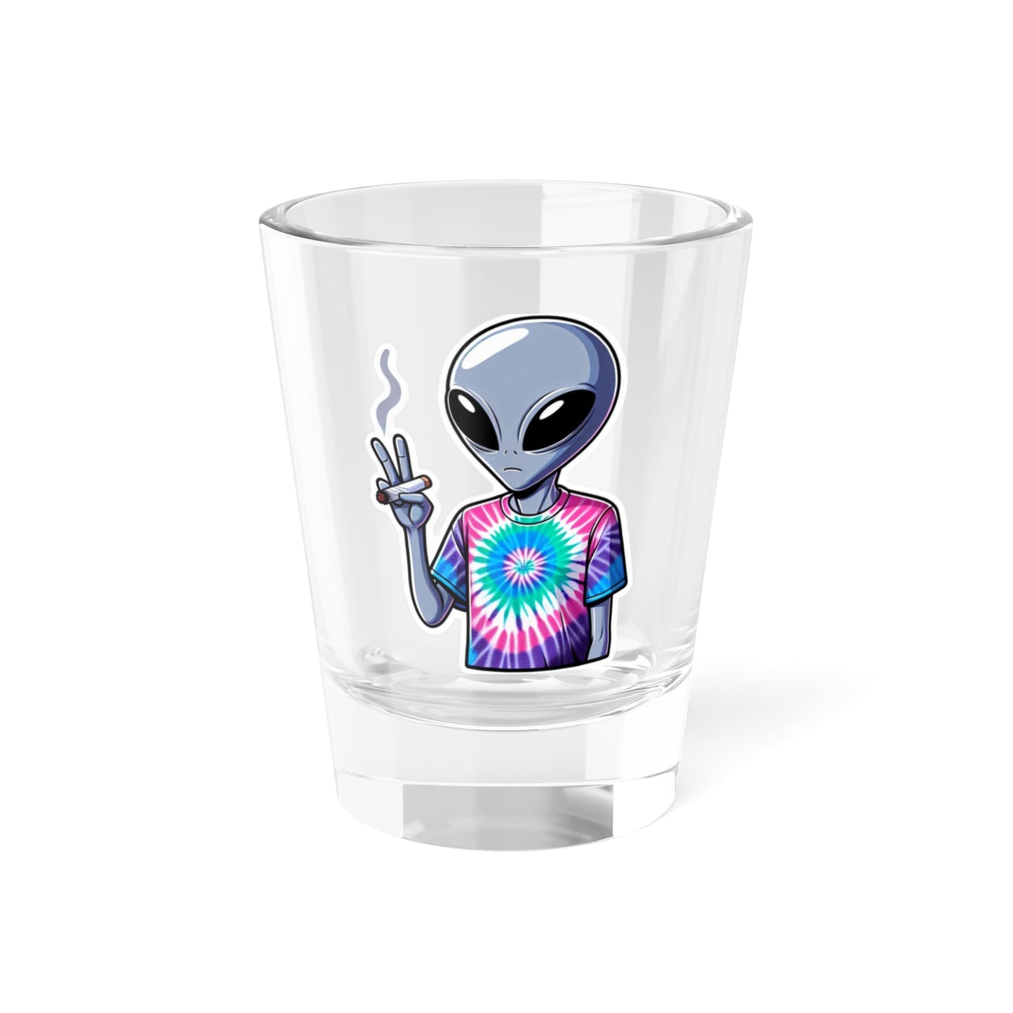 Bad Influence Tie Dyed Alien Shot Glasses