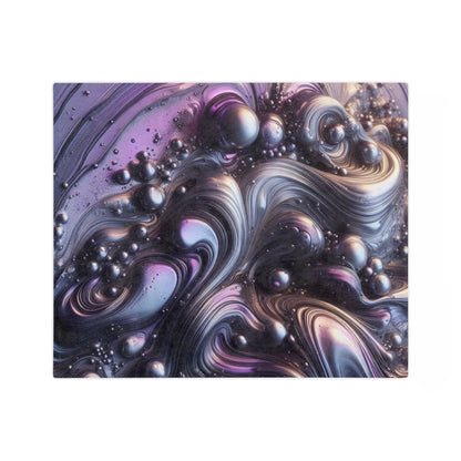 Molten Purple  Velveteen Microfiber Blanket