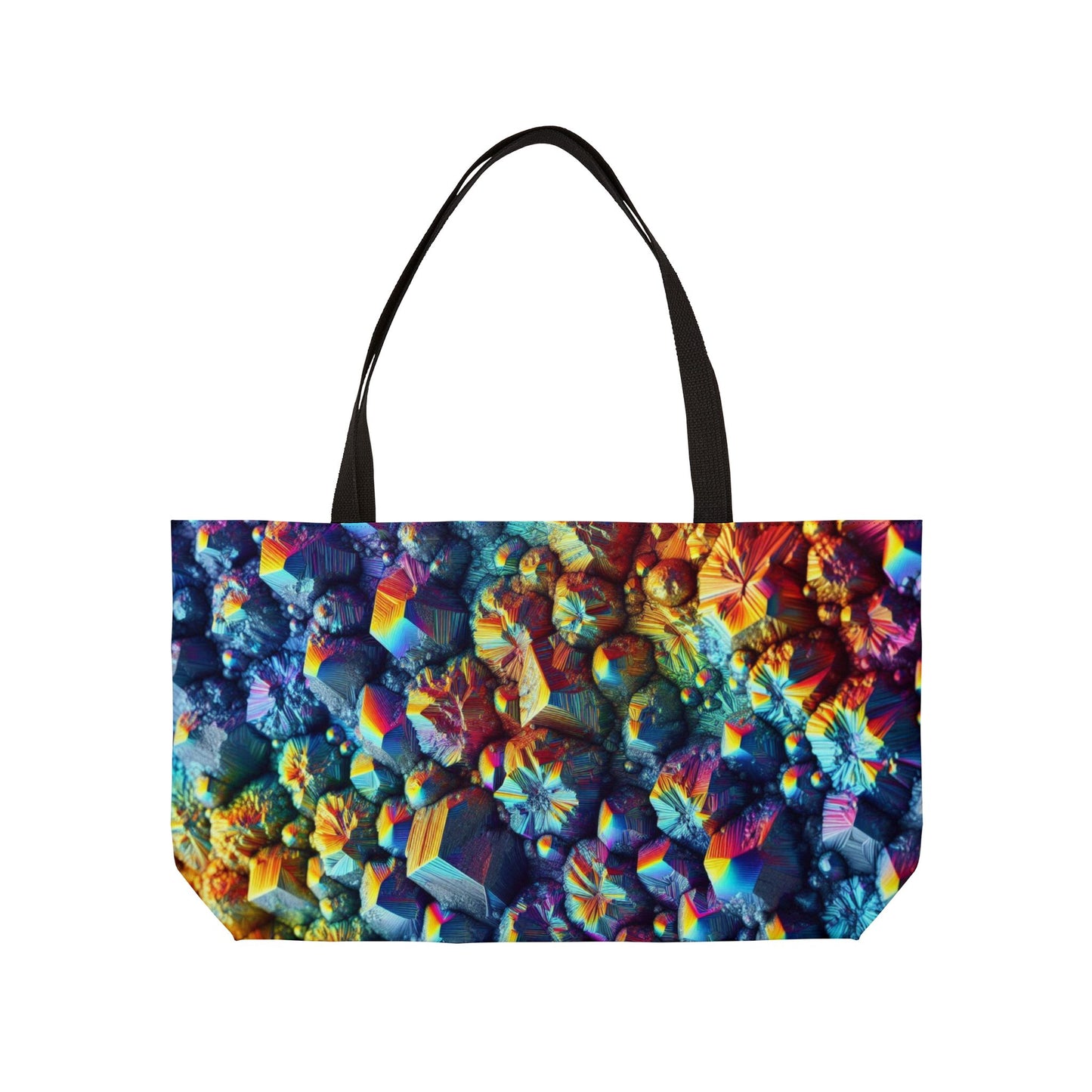 Crushed Diamonds Rainbow Weekender Tote