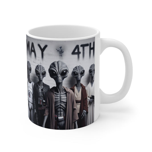 May the Fourth Aliens in Costume Mug