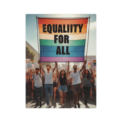 Equality for All Microfiber Blanket