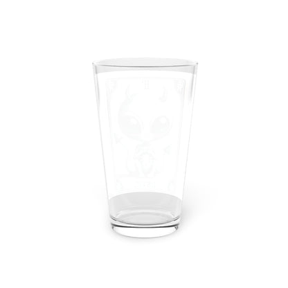 Alien Devil Tarot Pint Glass