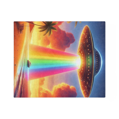 Aliens in Paradise Microfiber Blanket