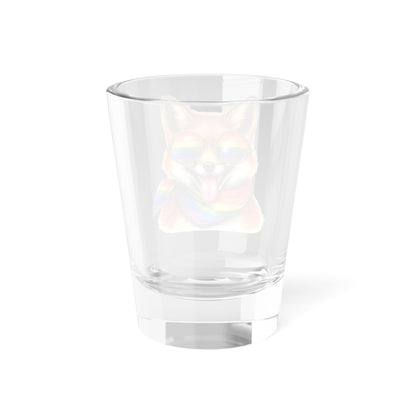 Rainbow Fox Shot Glass