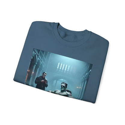 Frankenstein Hot Tub Halloween Sweatshirt