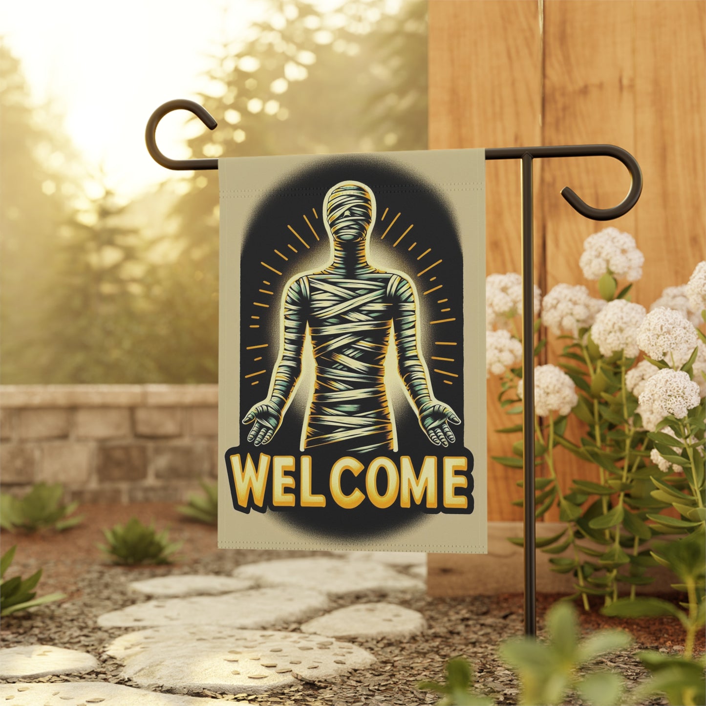 The Mummy Welcome Flag