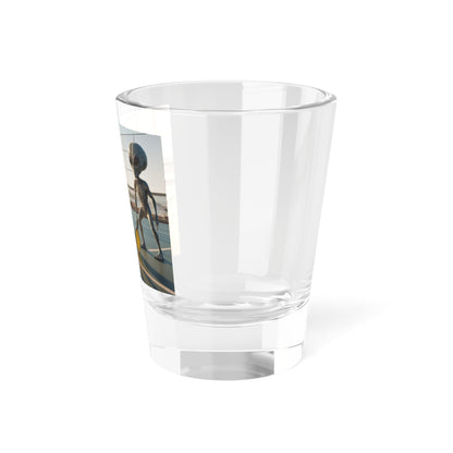 Pickleball Aliens Shot Glass