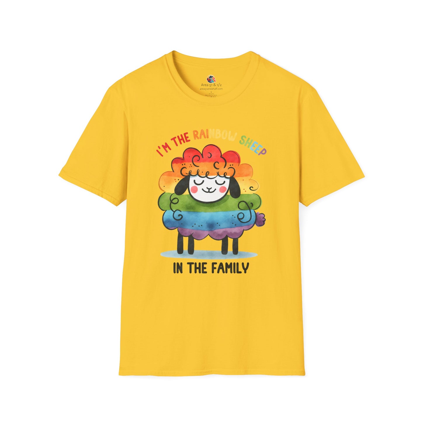 Rainbow Sheep of the Family Softstyle T-Shirt