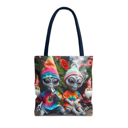 Aliens Celebrating 420 Tote Bag