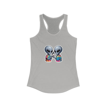 420 Aliens Racerback Tank