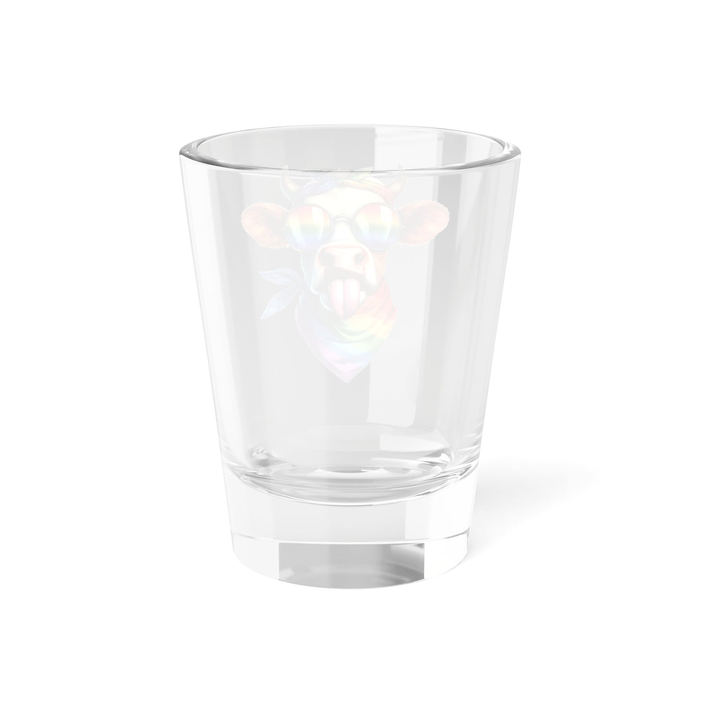 Rainbow Cow Shot Glass # 2