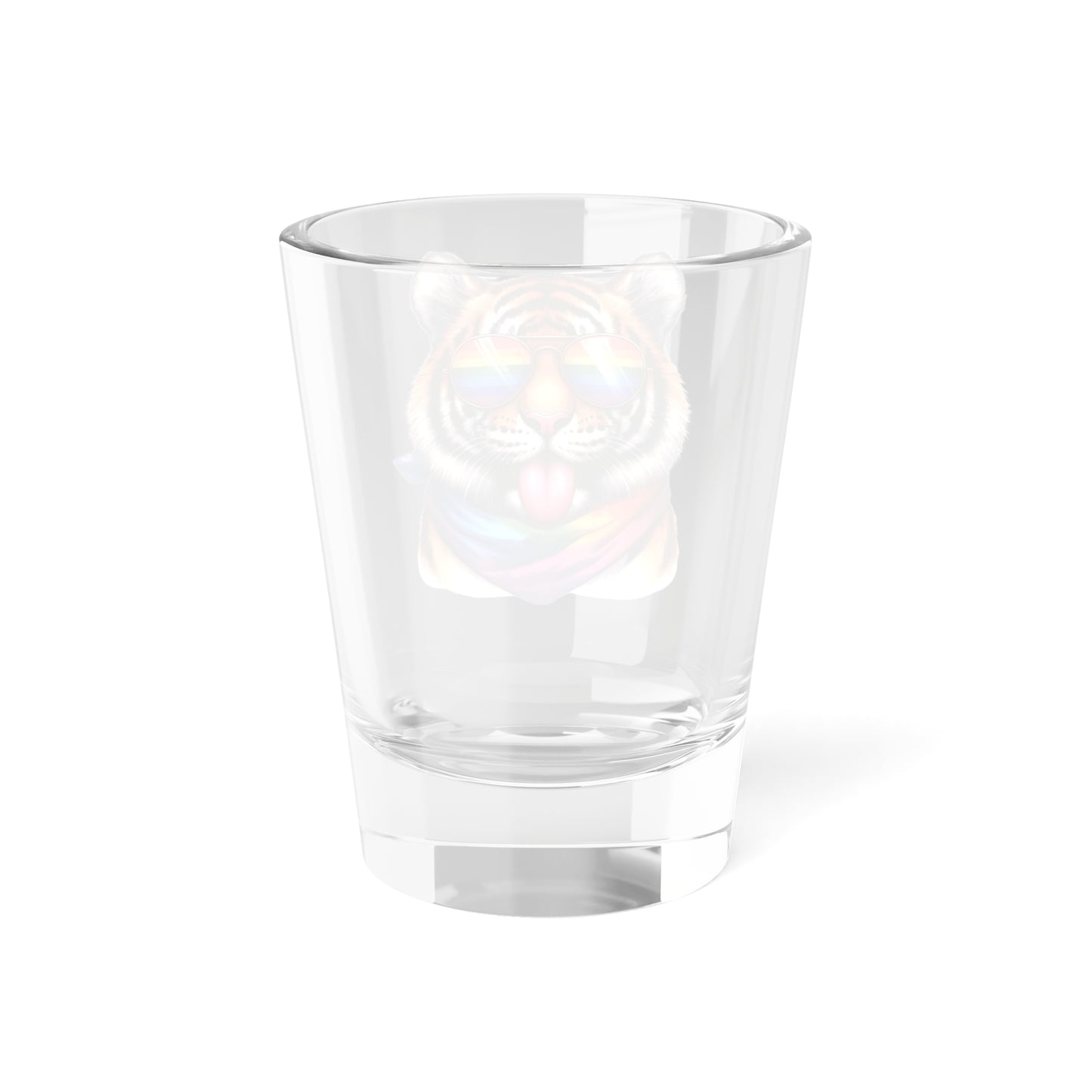 Rainbow Tiger  Shot Glass