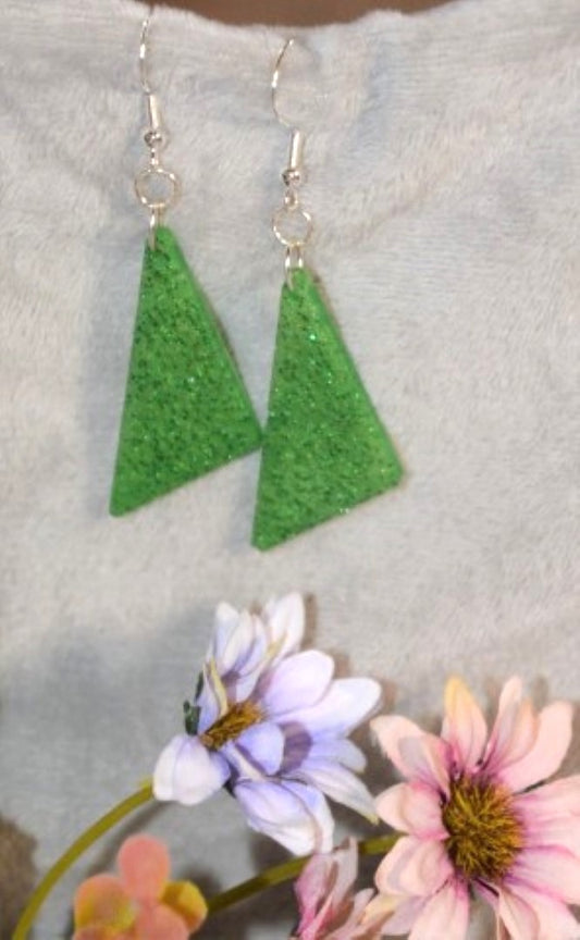 Obtuse Triangles in a Variety of Colors Earrings