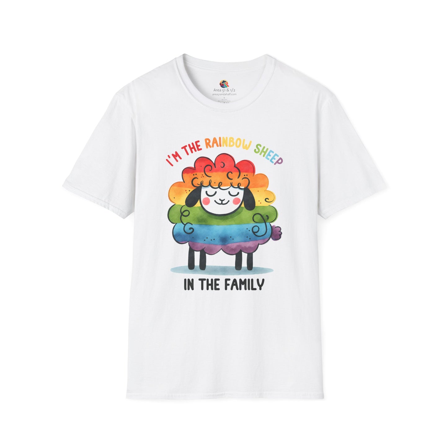 Rainbow Sheep of the Family Softstyle T-Shirt