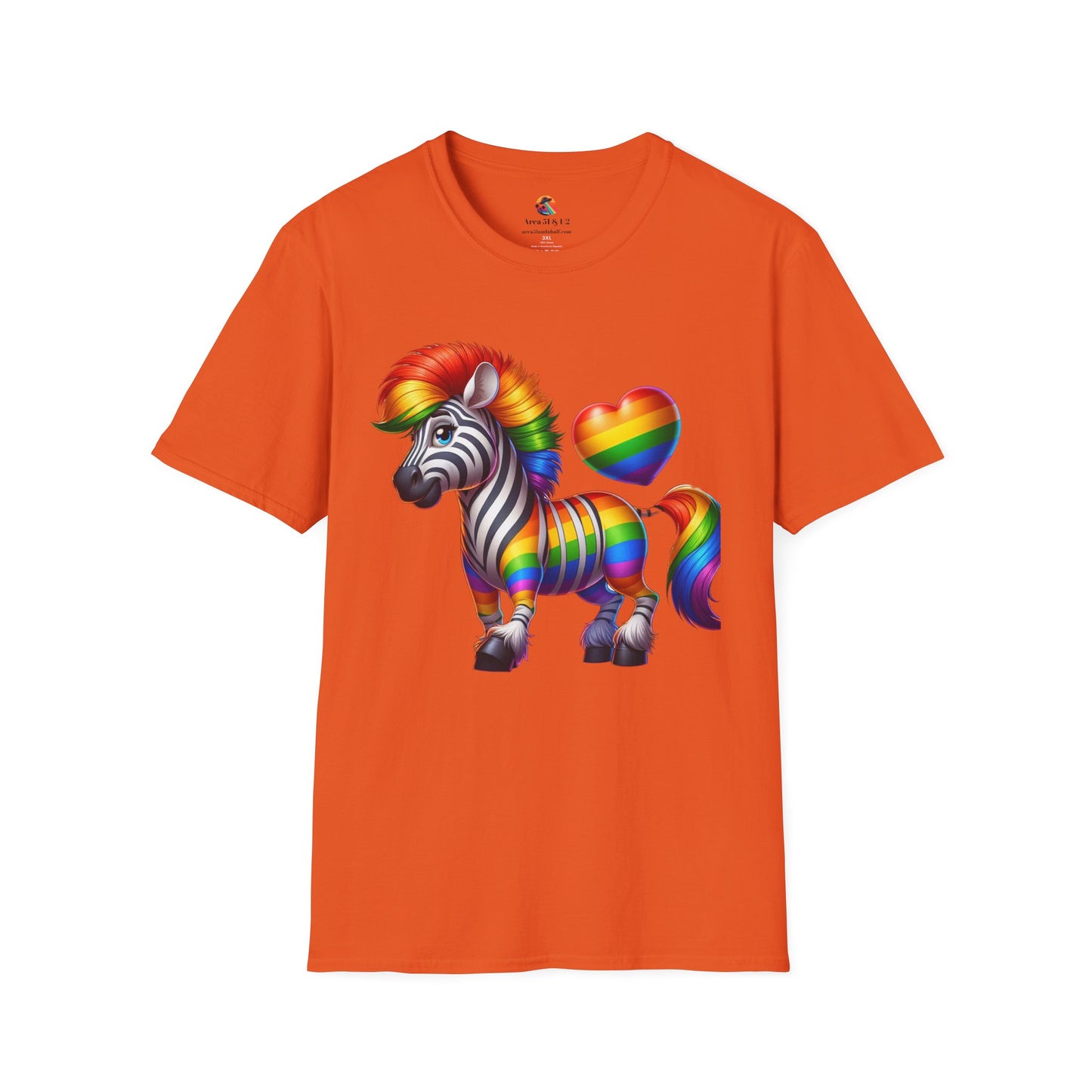 Pride T-Shirt Collection Rainbow Zebra!