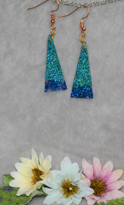 Kelly Green Tall  Earrings